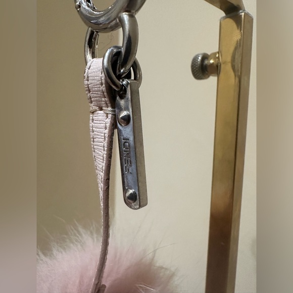 FENDI Pink Fox Fur Rabbit Fur Bag Charm Keychain - Picture 3 of 8